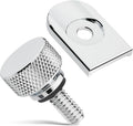 PBYMT Seat Bolt Tab Aluminium Screw Mount Knob Cover Compatible with Harley Davidson 1996-2026 Chrome