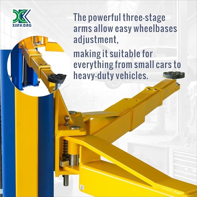 XK-1500 Auto Lift Car Lift Capacity 15000 Lbs Two Post Truck Hoist - Image 8
