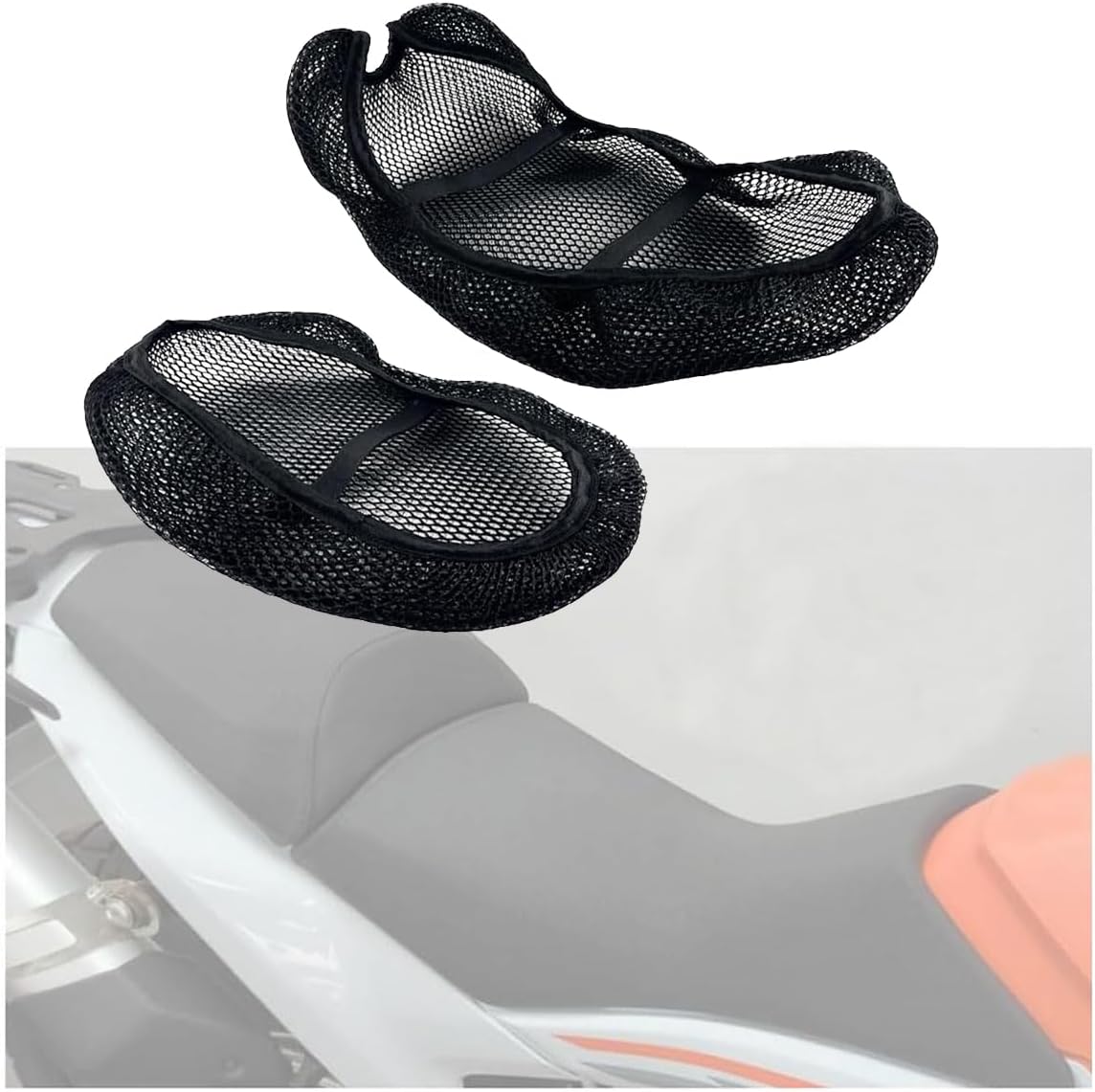 Compatible with K-T-M 790 890 ADV Adventure Front Rear Cowl Protectors Mesh Driver Rider Passenger Seat Cover Cushion Guard Sun-Proof Insulation Net