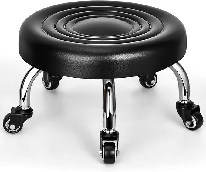 Low Rolling Stool, Low Stool by FLOLXNB