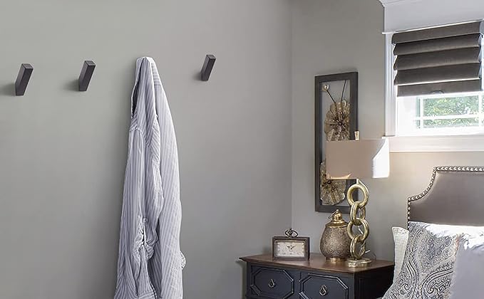 NINETREX Black Towel Hooks Matte Black Robe Hook, Modern Towel Hooks SUS 304 - Image 4