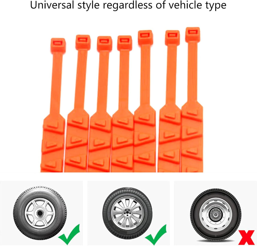 Snow Tire Chains Snow Chain Adjustable Chains for Motorcycles Scooter Electric Bike Anti Skid Cable Tie Portable