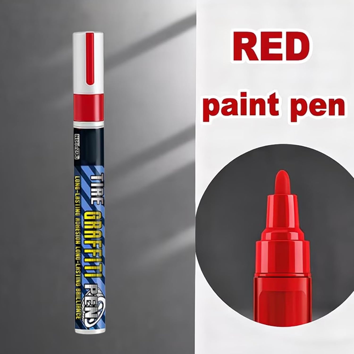 Tire Marker - Vehicle Tire Ink Marker, Quick-Drying Car Wheel Decoration Supplies For Drivers Trucks RVs Motorcycles Detailers Shops Modifiers Racers Restorers Shows