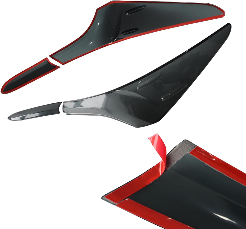 AUCERAMIC 4Pcs Tail Light Lamp Cover Guard Trim Fit 2018 2019 2020 2021 2022 2023 2024 for Toyota Camry Tail Light Frame Bezels