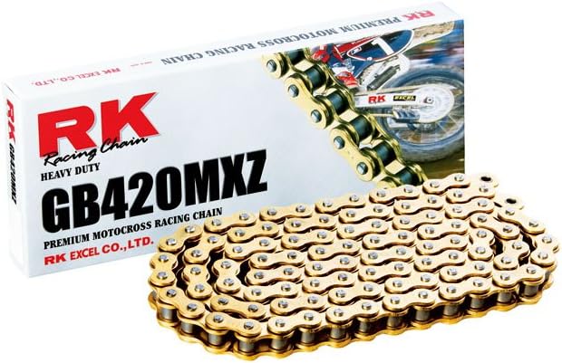 rk racing chain gb420mxz-86 (420 series) gold 86, main product view