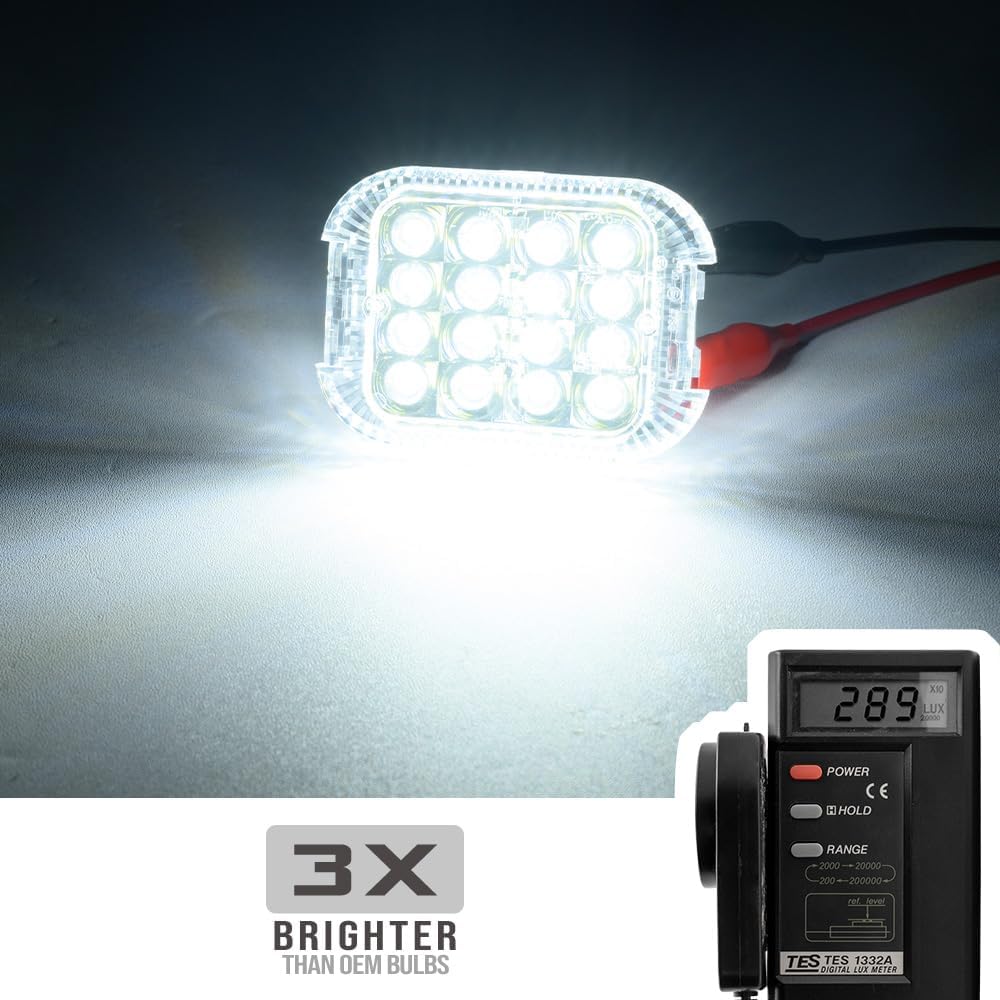LED Interior Cabin Courtesy Cargo Load Space Area Dome Light for 2014+ Ford Transit 150/250/350/350 HD Cargo Van Transit Connect LED Rear Truck Bed Cargo Light with Harness Wiring