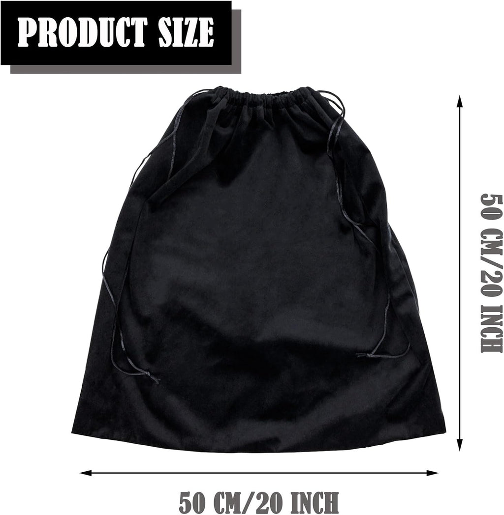 Motorcycle Helmet Bag Helmet Bag Welding Mask Hood Storage Large Storage Bag Velvet Cloth Packing Bag Black Velvet Pouch Bags with Drawstring for Riding Bicycle Sports Universal Tool Motorcycle