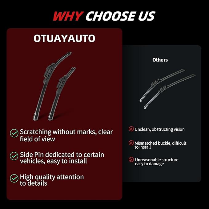 OTUAYAUTO Premium Windshield Wiper Blades - Image 8