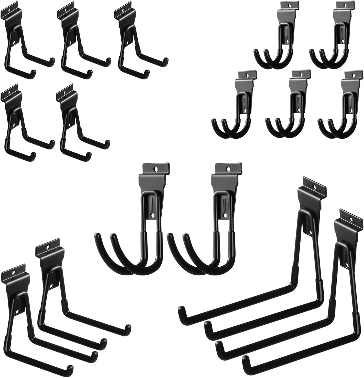 16 Pack Slatwall Hooks, Slatwall Accessories