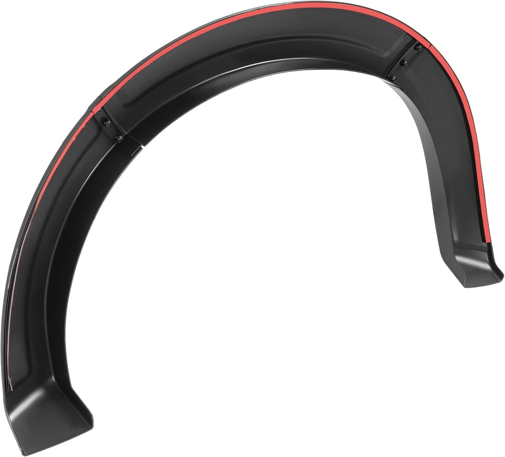 4Pcs Fender Flares Set Compatible with 2011-2016 Ford F-250 F-350 Super Duty Front & Rear Wheel Arch Cover Protector Plastic(PP) Textured Black