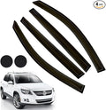 Rain Guards for Volkswagen VW Tiguan 2018-2023, Tape-on Side Window Deflectors by LETINGFAR