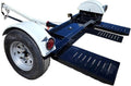 Car Tow Dolly Heavy Duty Car Trailer Towing Dolly Hauler - 4,900 Capacity Tow, White
