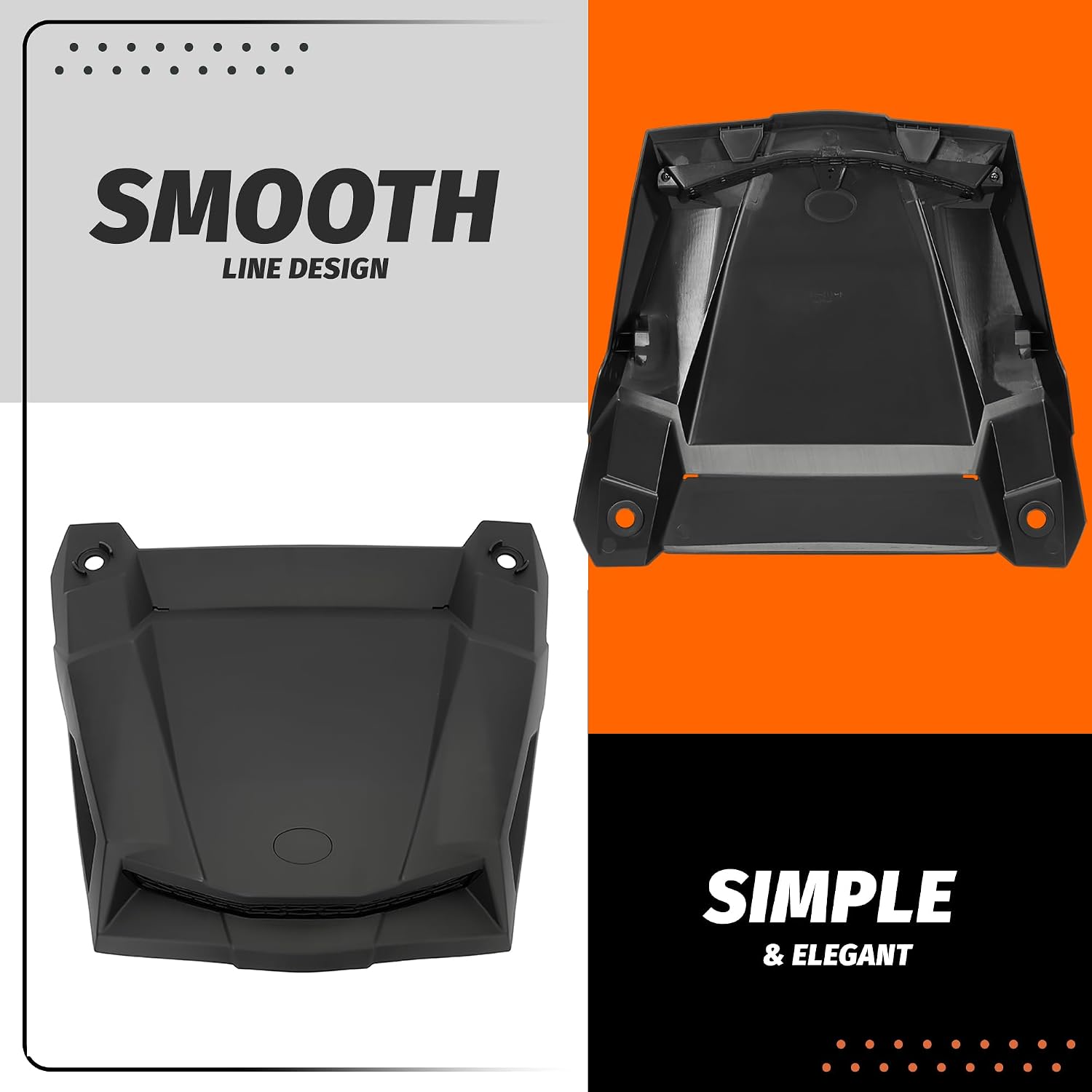 KUAFU Hood Scoop Air Intake Compatible With 2014-2018 Polaris RZR XP 1000 2014-2018 RZR XP 4 1000/XP 1000 2016-2020 RZR 1000 S 2015-2020 RZR 900/S/XC Vent Replacement for 2881467