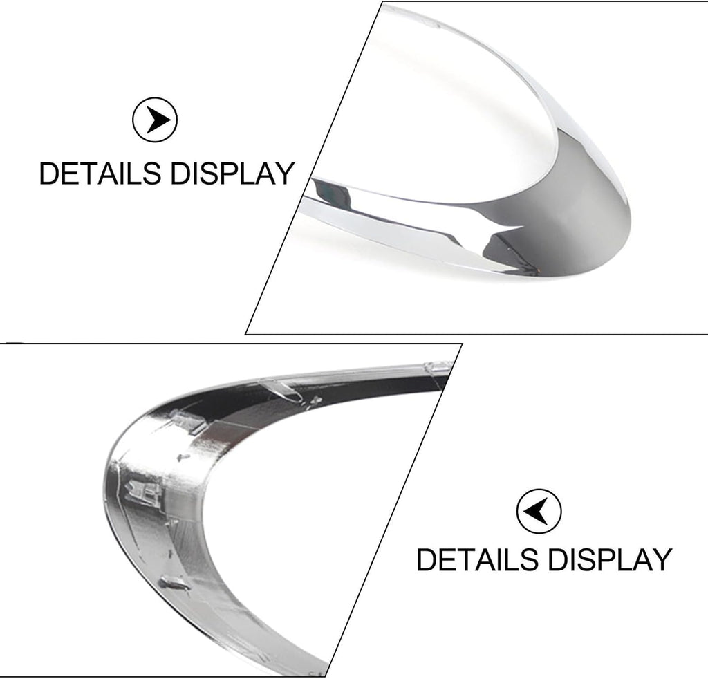 Tail Light Cover Trim Ring Silver Fit for fiat 500L 2014 2015 2016 2017 2018 2019 2020 Rear Lamp Shade Brake Indicator Protection