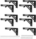 5 pairs (10 pcs) 10 inch folding shelf, main product view