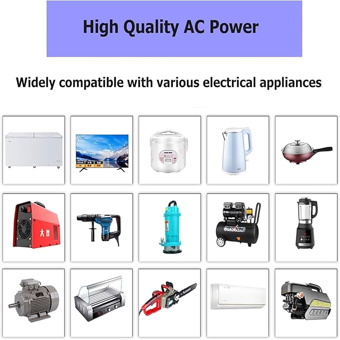 3000W Pure Sine Wave Inverter-48V DC to 110V AC Power Converter - Image 7