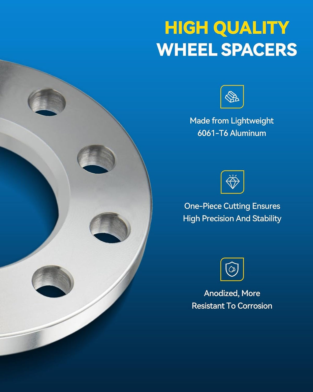 PHILTOP 5x4.5 or 5x4.75 Wheel Spacers 1/2 inch for Mitsubishi, 4 Pcs 5 Lug Wheel Spacers with 78.1mm Hub Bore fit for 1991-1999 3000GT, 1992-2004 Diamante, 1991-2012 Eclipse