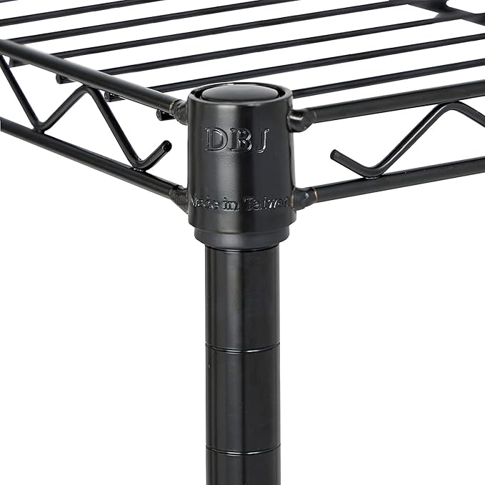 5 Tier Wire Shelving Unit Storage Rack, Metal Heavy Duty Utility Organizers - Image 4