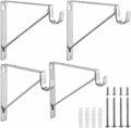 heavy duty closet rod brackets holder 11 x, main product view