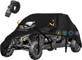 UTV Cover 4 Seater,Durable Oxford Cloth,Weatherproof Side by Side Cover | Waterproof Outdoor RZR Covers,Rip-stop Anti-UV Windproof,Fits for Polaris Ranger Can-am Honda Kawasaki Vehicles,167x65x76