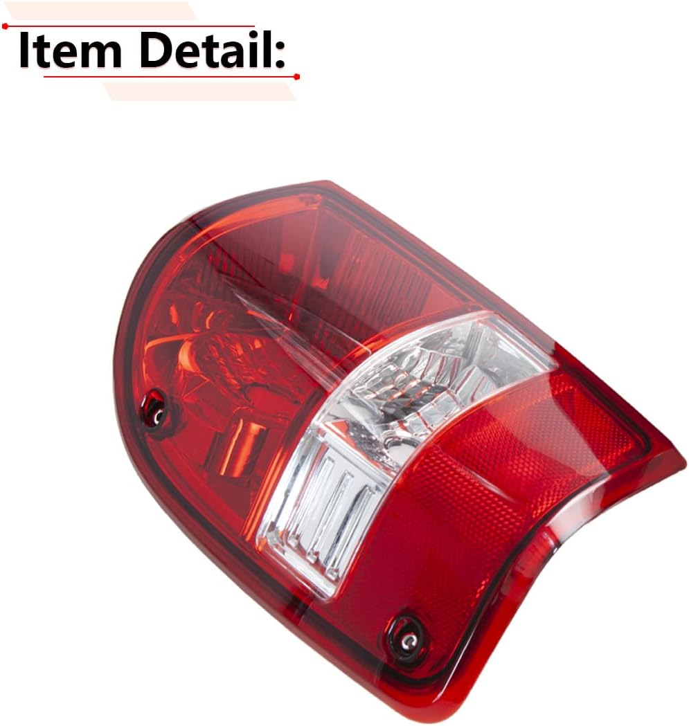 RLB-HILON Left Side Rear Tail Light Assembly for Ford Ranger 2006-2011
