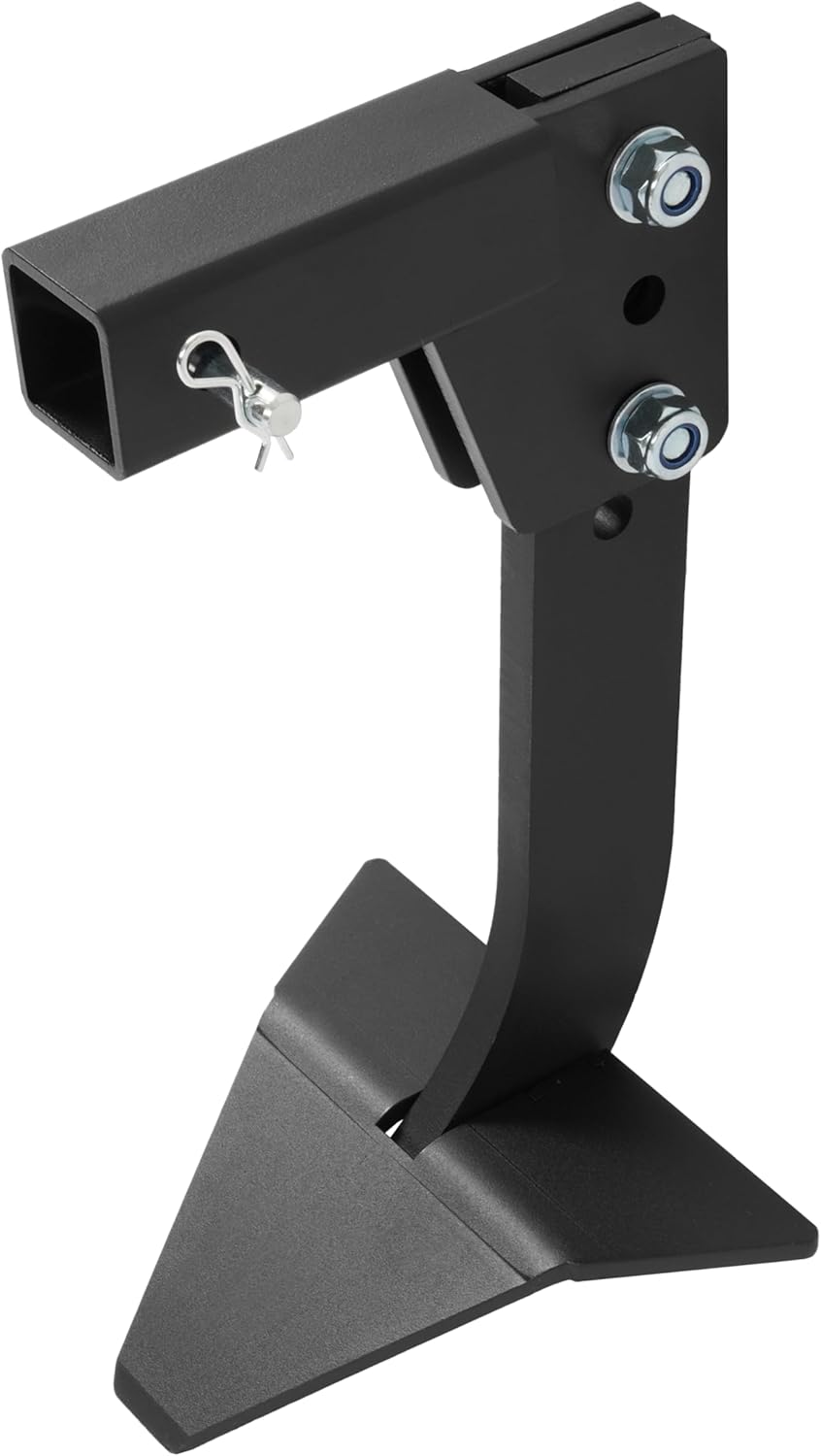 ALMULOO Hitch Mounted Trencher Compatible with CAT 0 CAT 1 with 2" Receiver Adapters Black Trenching Subsoiler Steel Powder Coated