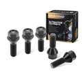 Wheel Lug Bolt M12×1.5 Black Compatible with BMW 1 3 5 X Z Series Mini E46 325 E90 E39 E60 E53,5Pcs (Replaces 36136781150)