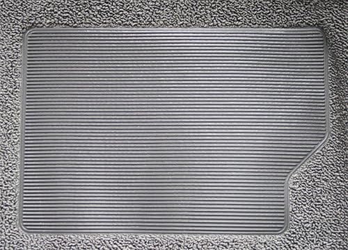 Replacement Auto Carpet Floor Liner - Molded Loop - fits 1965-1972 Ford F-100 Regular Cab 2WD 4 Speed Manual w/Gas Tank in Cab Floor Shift (Dark Green)