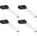 hykolity 4 Pack 4FT LED Shop Light, Linkable Utility Shop Lights, 5000K