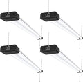 hykolity 4 Pack 4FT LED Shop Light, Linkable Utility Shop Lights, 5000K by hykolity