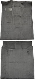 Replacement Auto Carpet Floor Liner - Molded Cutpile - fits 2000-2006 Chevrolet Suburban 1500 4 Door Complete (Medium Gray/Pewter)
