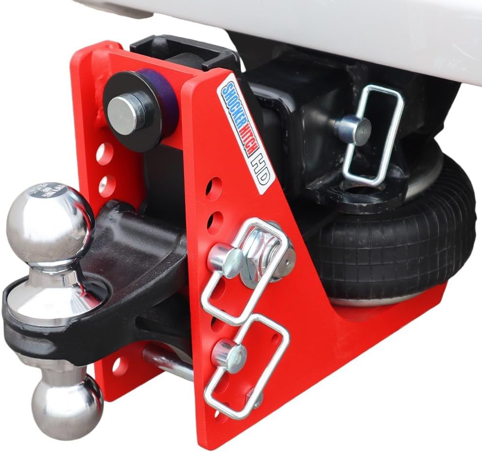 Shocker HD 20K Air Hitch & Farm Mount Towing Kit Fits 2-1/2" Hitch. Has, Pintle Hook, Drawbar & Clevis