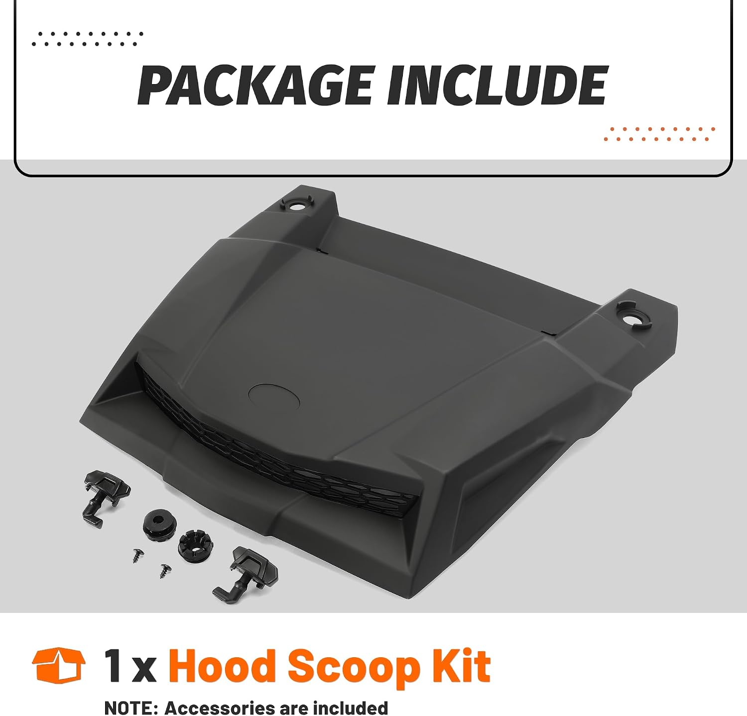 KUAFU Hood Scoop Air Intake Compatible With 2014-2018 Polaris RZR XP 1000 2014-2018 RZR XP 4 1000/XP 1000 2016-2020 RZR 1000 S 2015-2020 RZR 900/S/XC Vent Replacement for 2881467
