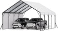 VEVOR Heavy Duty Metal Carport, 20 x 20 ft Outdoor Carport by VEVOR