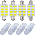 Yoper White Interior LED Light Package Kit for Ford F-150 F-250 F-350 | Compatible with 1997-2014 F-150, Compatible with 2000-2014 F-250 F-350 F-450 F-55, Replacement Bulbs, 12pcs