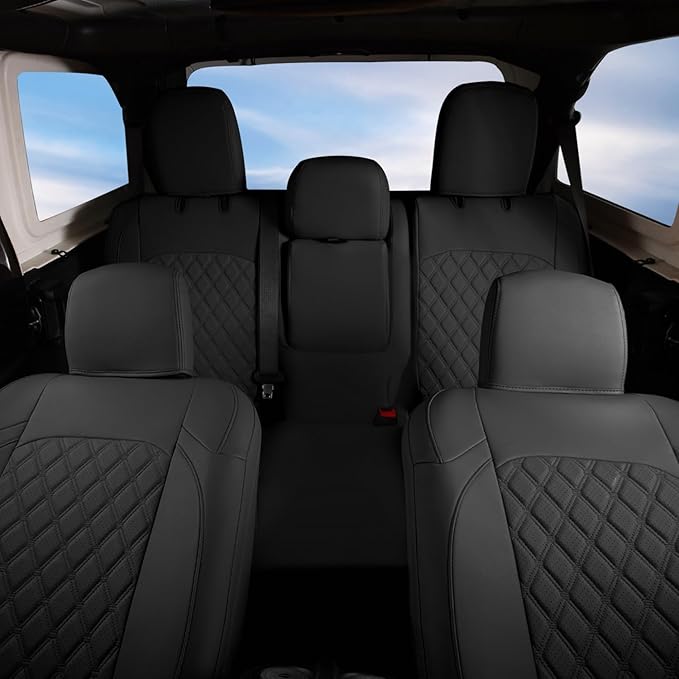 GIANT PANDA Customized Full Set Car Seat Covers - Image 7