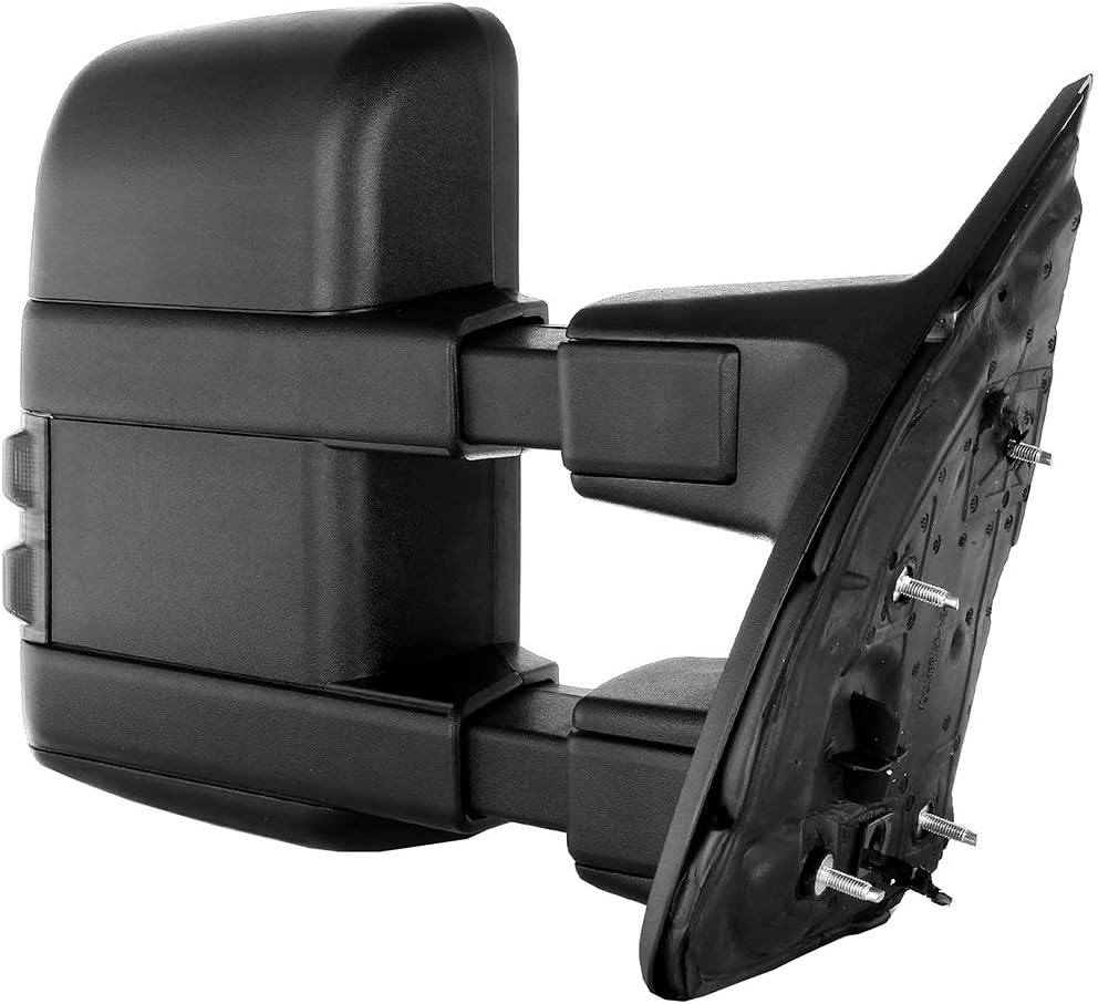 Passenger Side Heated Towing Mirrors Fits 2008-2016 for Ford for F-250 for F-350 for F-450 for F-550 Super Duty, Power Adjusted View Mirror with Turn Signal Indicator