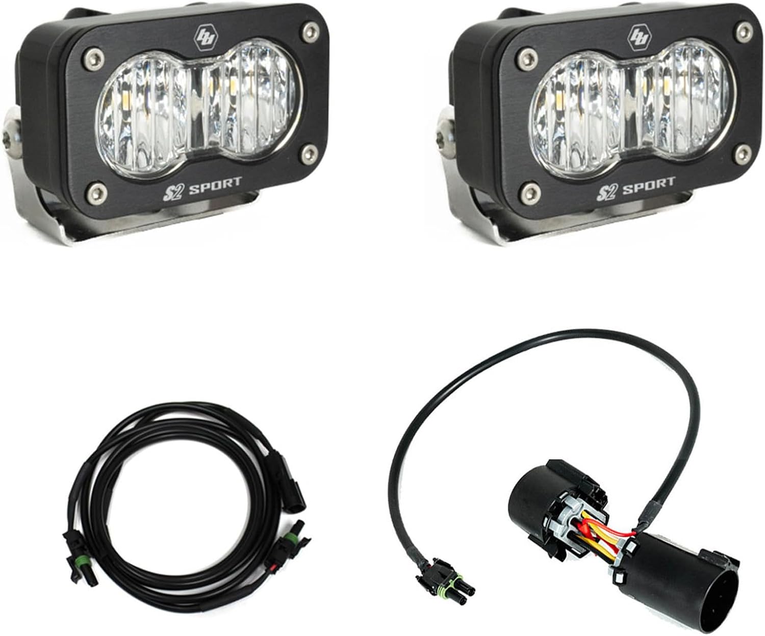 Baja Designs S2 Sport LED Reverse Light Kit for Ford Super Duty Truck 23-On with Trailer Hitch Harness