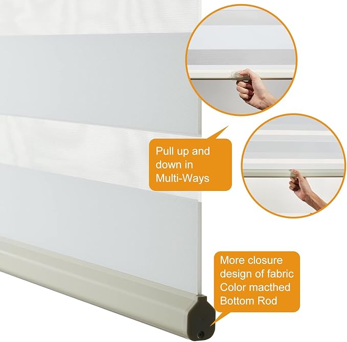Persilux Zebra Blinds Cordless, Zebra Roller Shades - Image 3