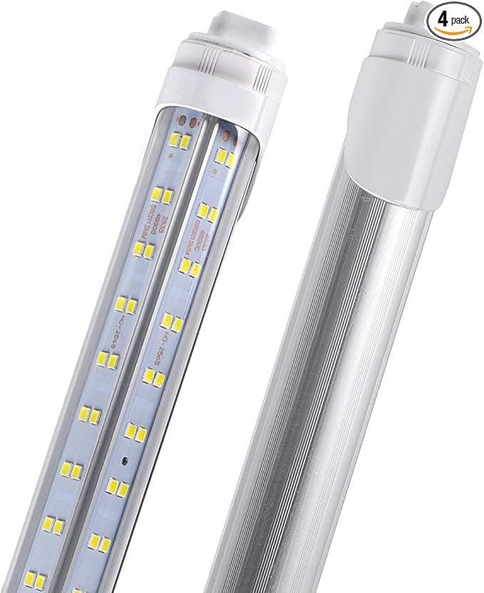 4 Pack, 120W 8ft R17D LED Tube Light, F96t12 HO 8 Foot Bulbs, 100-277V Input by DOUYIDOUBEST-LEDLIGHTING