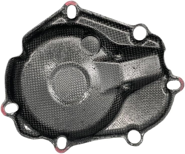 Motocross Ignition Cover Carbon Fiber Stator Guard Protector 14031-0604 Compatible With Kawasaki KX450F 2016 2017 2018