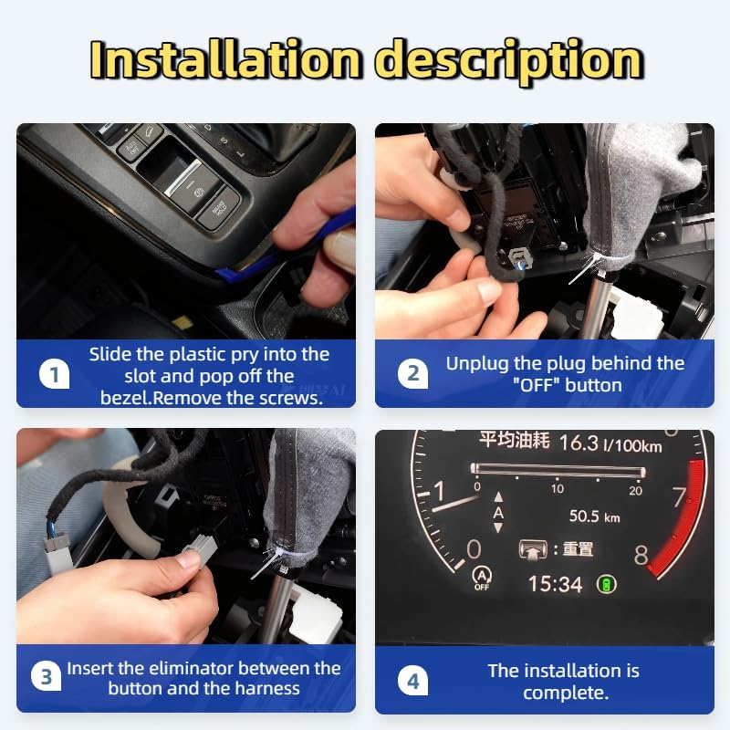 Auto Start Stop Eliminator for Honda CR-V 2023 2024 2025 Auto Start-Stop Disable Delete Eliminator Canceller Error Free Stop-Start Bypass Device Module