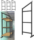 heavy-duty shipping container shelves with 57"(h) x 18"(w), main product view