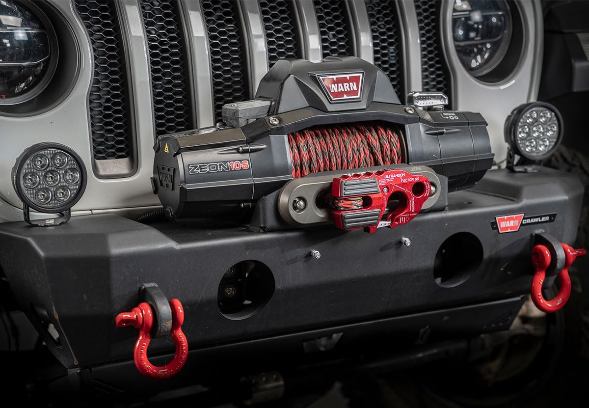 Factor 55 00250-92 Ultrahook Winch Hook Closed System Shackle Max Load 16,000 lbs ULT Strength Shackle Pin Mount 48,000 lbs Offroad 4x4 Adventure – Bronze