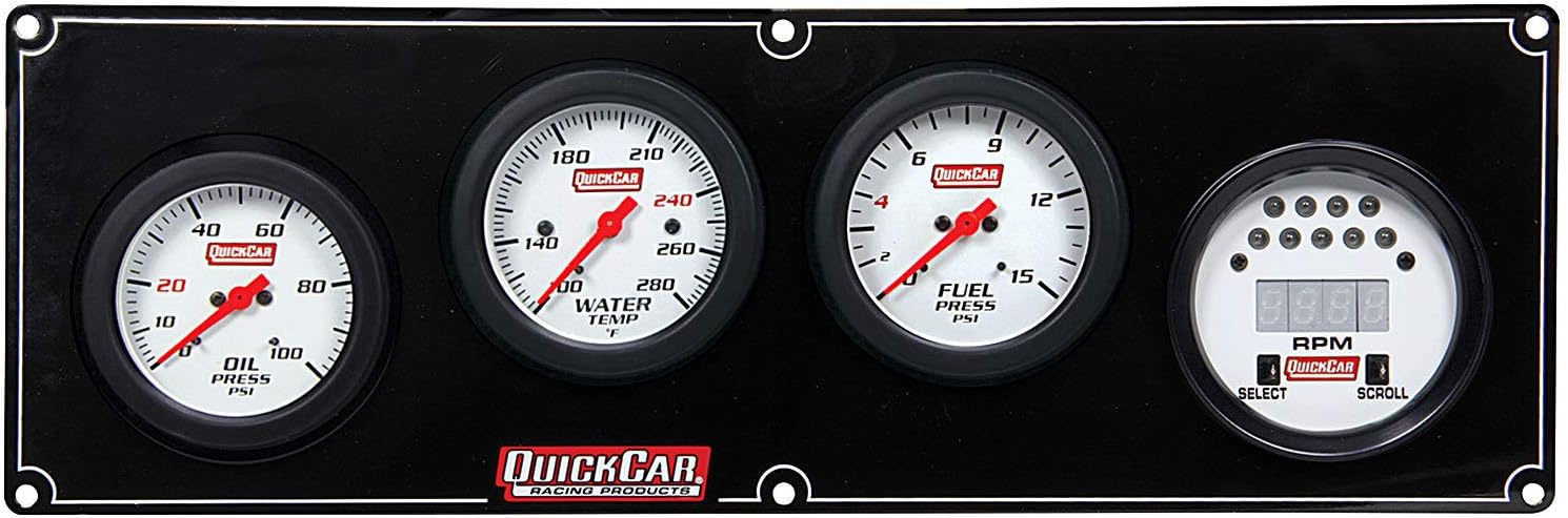 QuickCar Racing Products 61-7042 Extreme 3-1 Gauge Panel