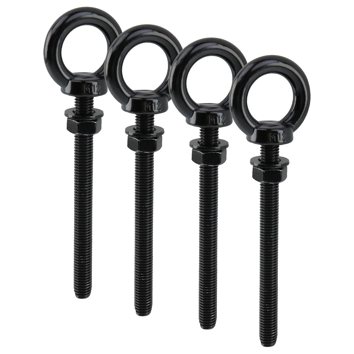 dnyta 4 pcs m12 stainless steel eye bolt, main product view
