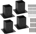 4x4 deck post base bolt down anchor for, main product view