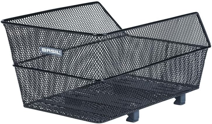 Basil Bicycle Basket Cento WSL Black, 45 x 31 x 22 cm