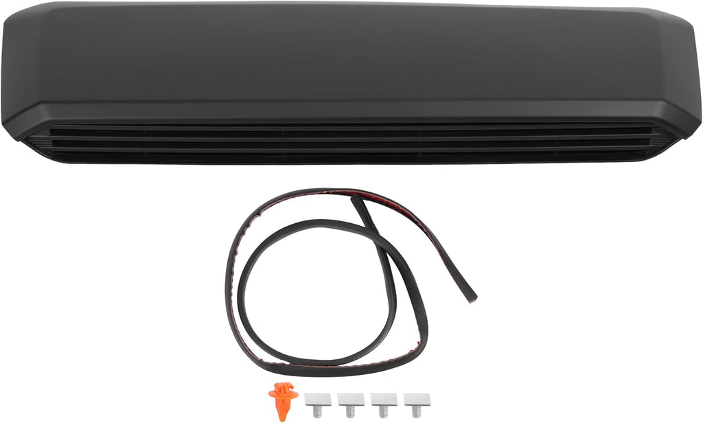 Front Upper Hood Scoop Vent Compatible with 2016-2023 Toyota Tacoma TRD Air Vent Hoods Plastic(ABS) Primer Black Replace for 76181-04900 TO1231104