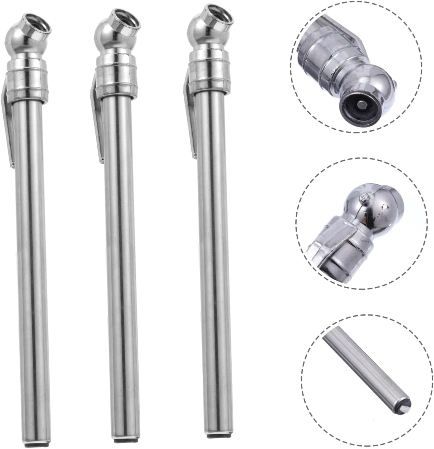 Mikinona 3pcs Tire Air Pressure Pencil Gauge Mechanical Tire Pressure Pen No Battery Needed Accurate Reading